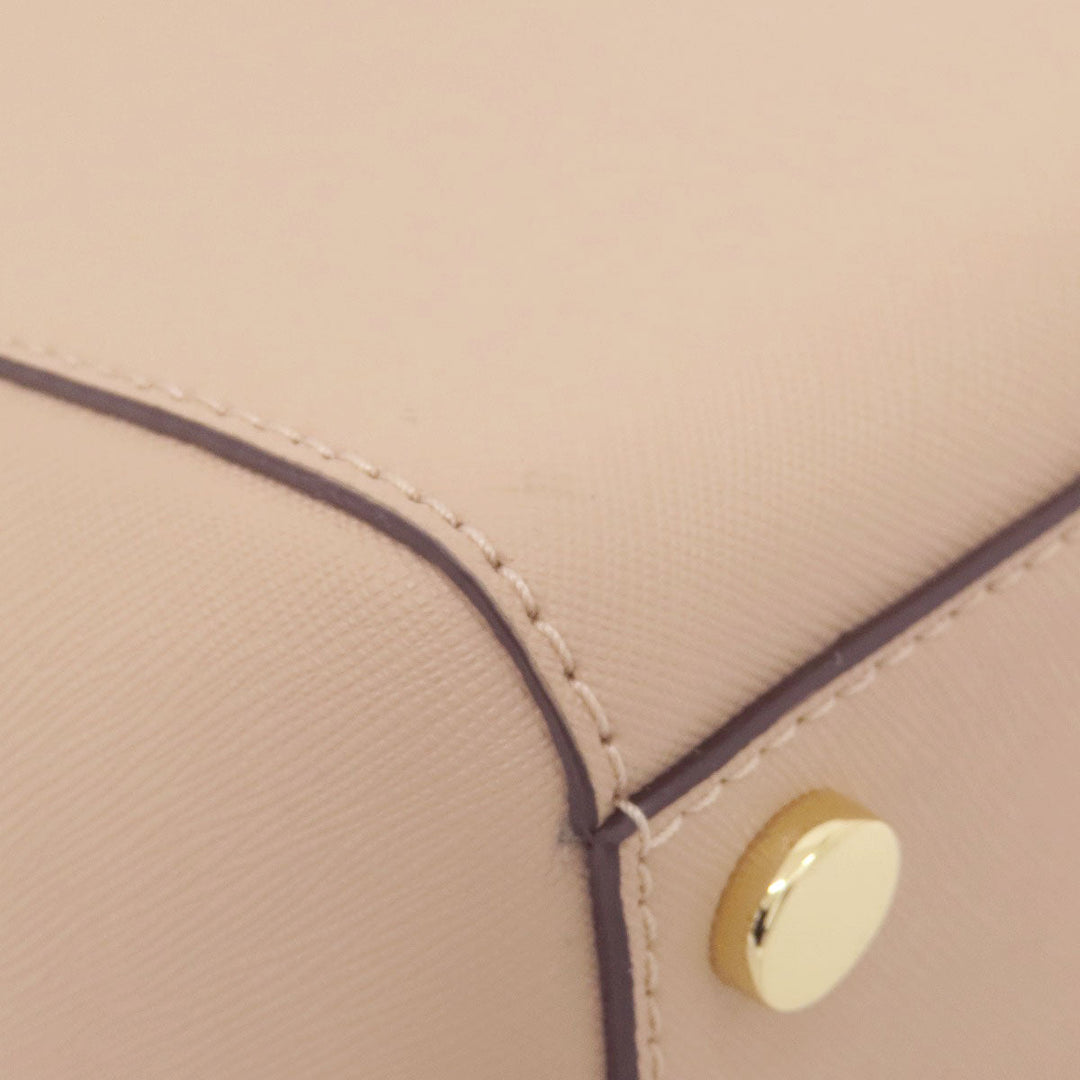 MICHAEL KORS Handbag leather pink 2WAY Women Used Authentic