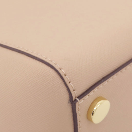 MICHAEL KORS Handbag leather pink 2WAY Women Used Authentic