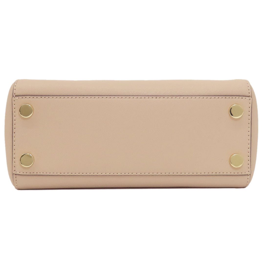 MICHAEL KORS Handbag leather pink 2WAY Women Used Authentic