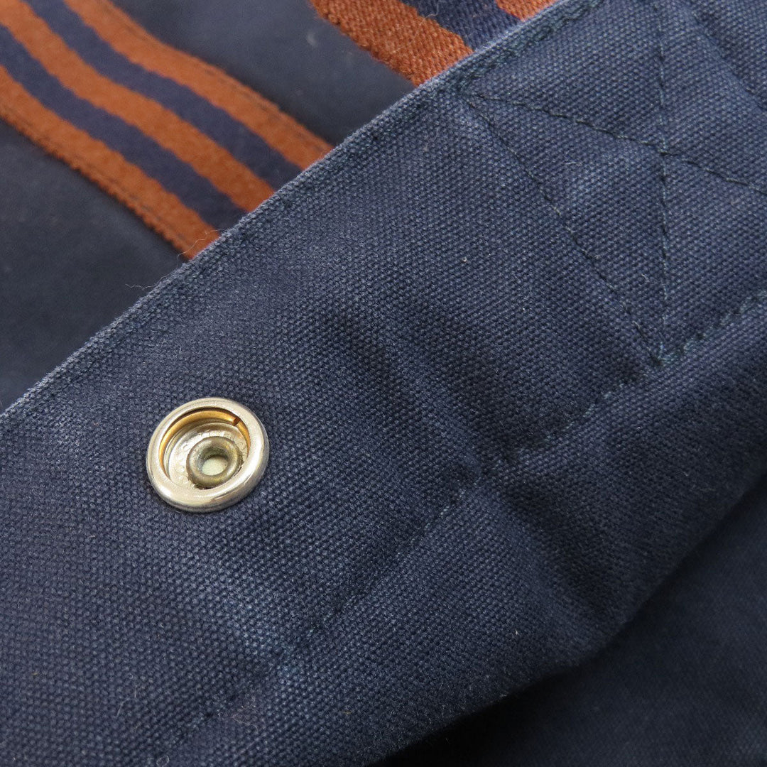 HERMES Tote Bag canvas Navy SackFool ToeMM