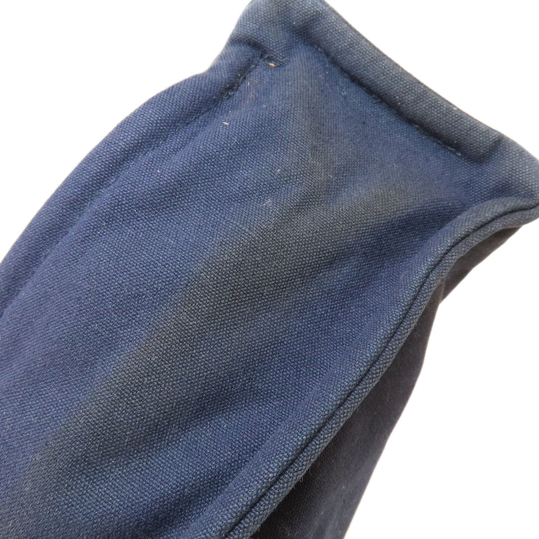 HERMES Tote Bag canvas Navy SackFool ToeMM