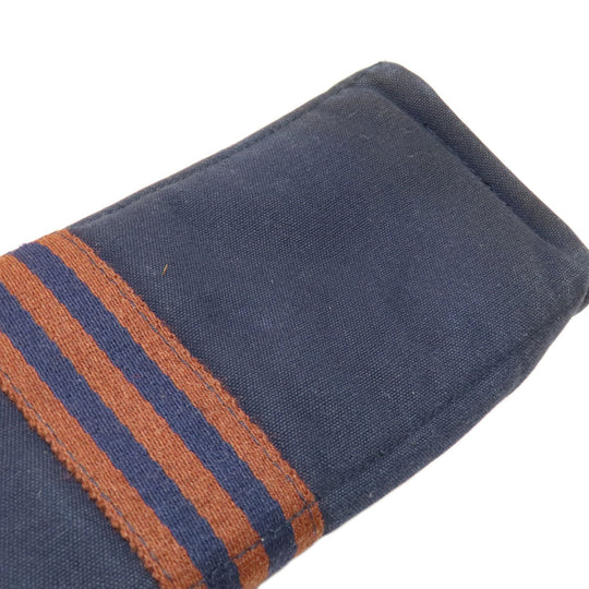 HERMES Tote Bag canvas Navy SackFool ToeMM