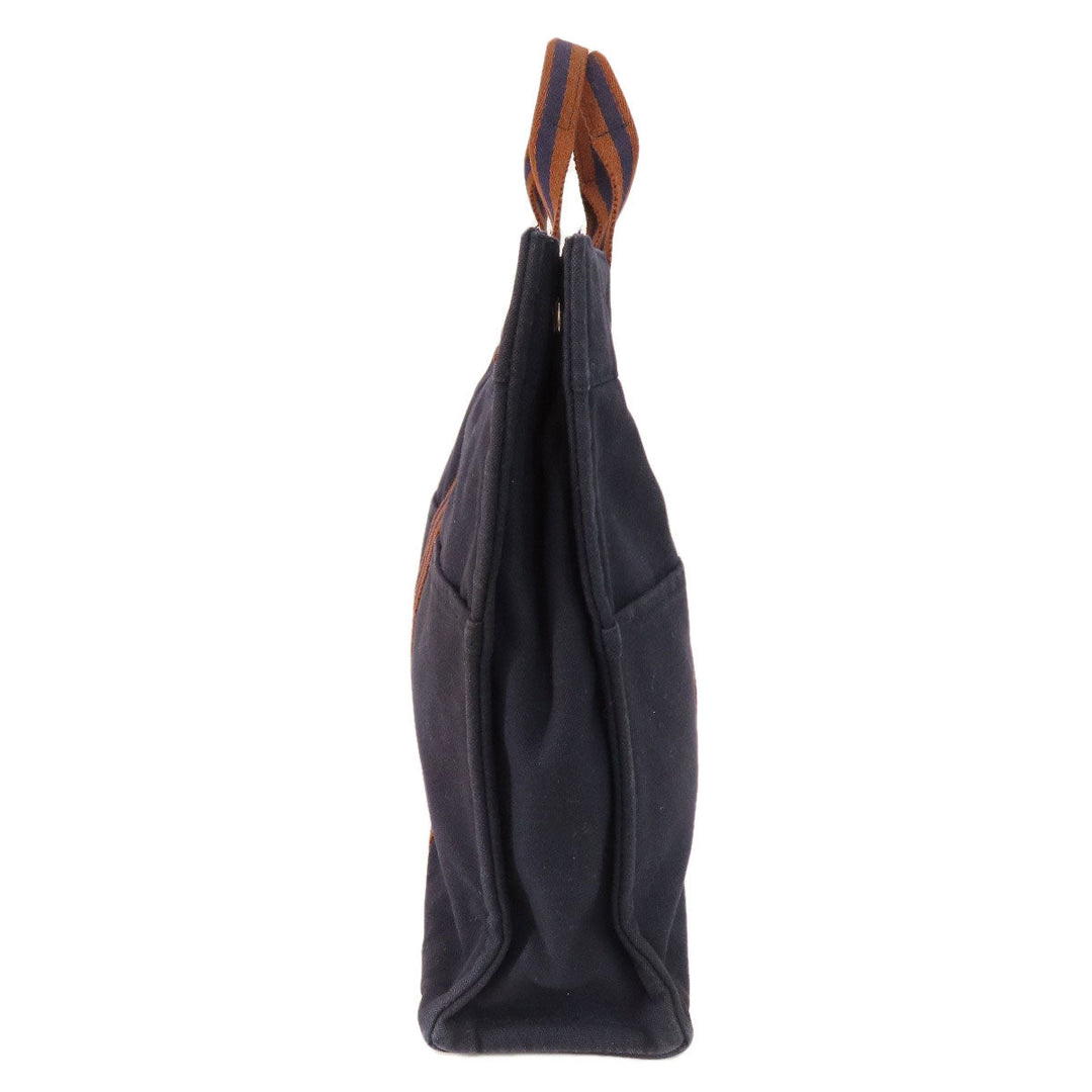 HERMES Tote Bag canvas Navy SackFool ToeMM