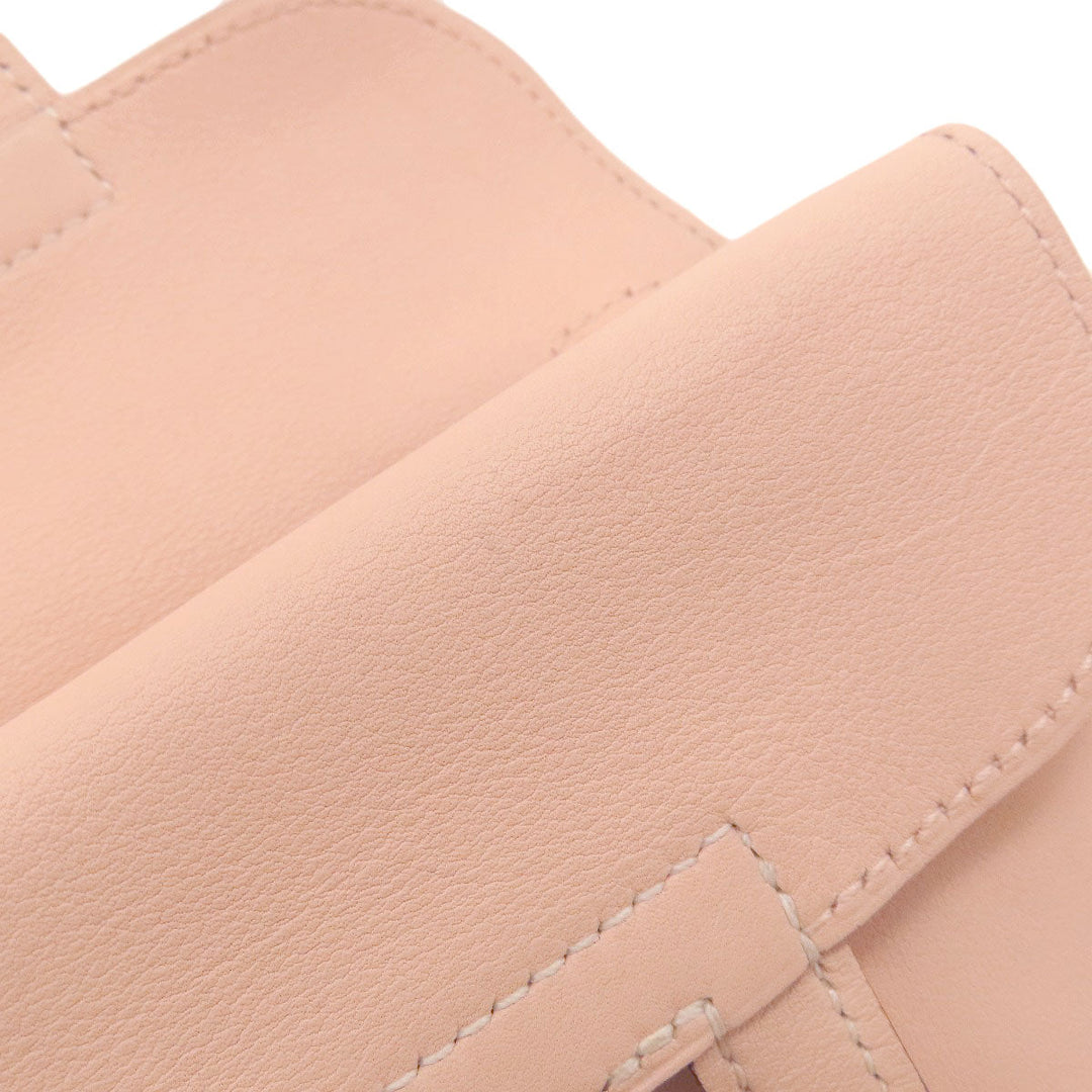 HERMES Handbag Swift pink Arzan Mini SilverMetal Women Used Authentic