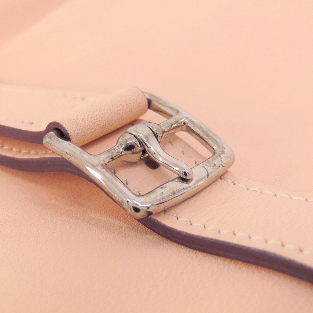 HERMES Handbag Swift pink Arzan Mini SilverMetal Women Used Authentic