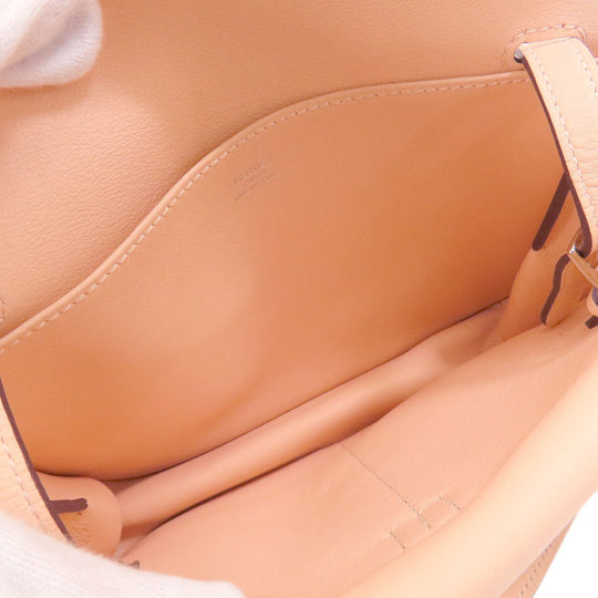HERMES Handbag Swift pink Arzan Mini SilverMetal Women Used Authentic