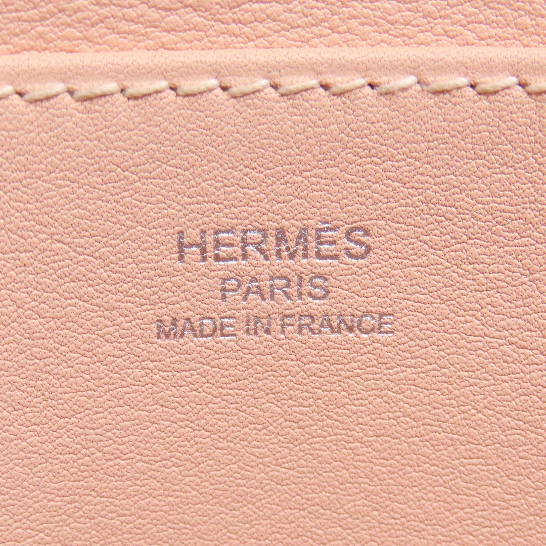 HERMES Handbag Swift pink Arzan Mini SilverMetal Women Used Authentic