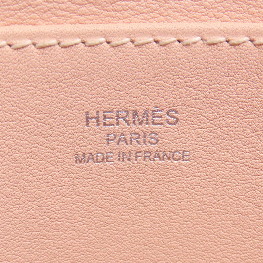 HERMES Handbag Swift pink Arzan Mini SilverMetal Women Used Authentic