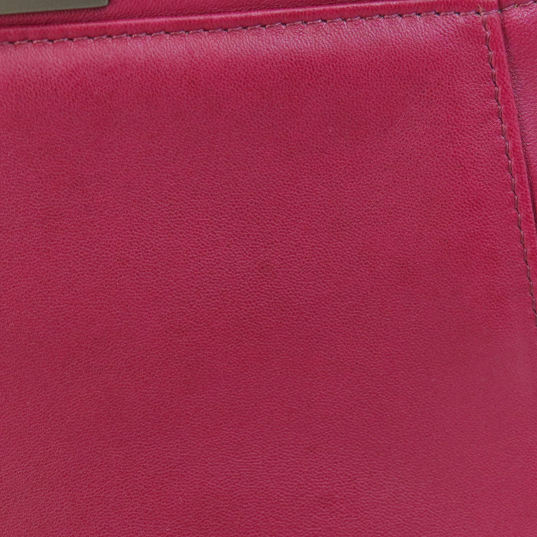 FENDI Handbag Calfskin purple Peek-a-boo mini