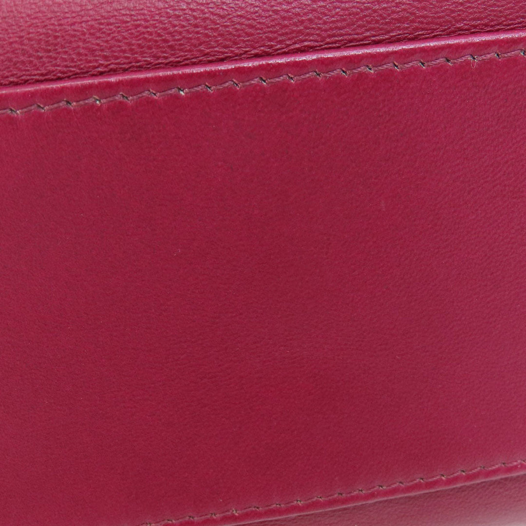 FENDI Handbag Calfskin purple Peek-a-boo mini
