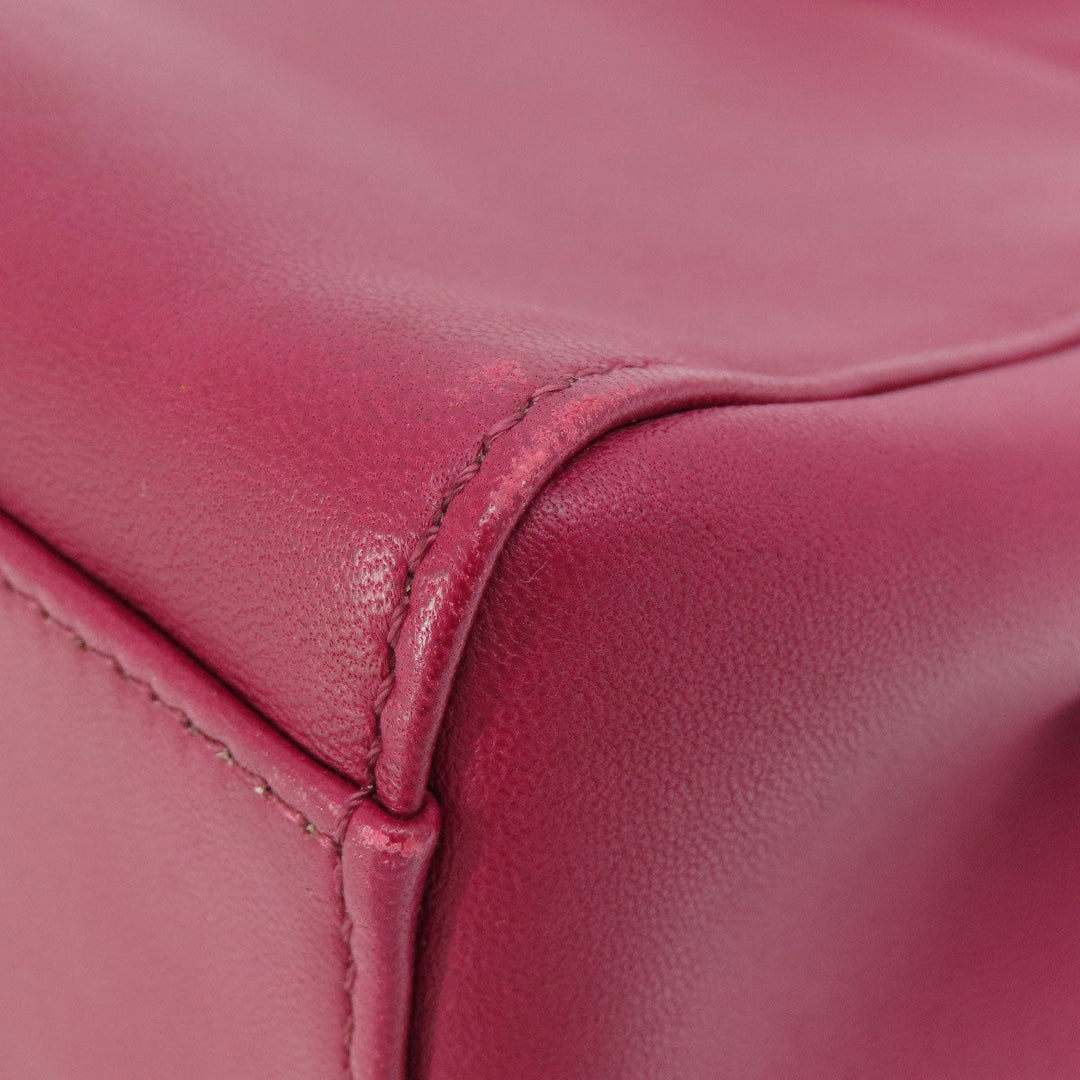 FENDI Handbag Calfskin purple Peek-a-boo mini