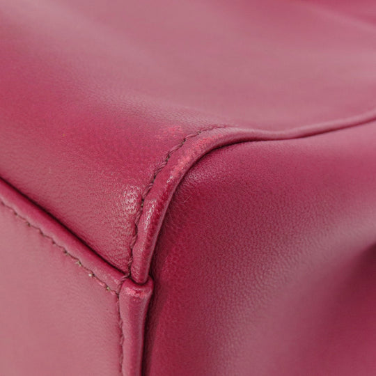 FENDI Handbag Calfskin purple Peek-a-boo mini