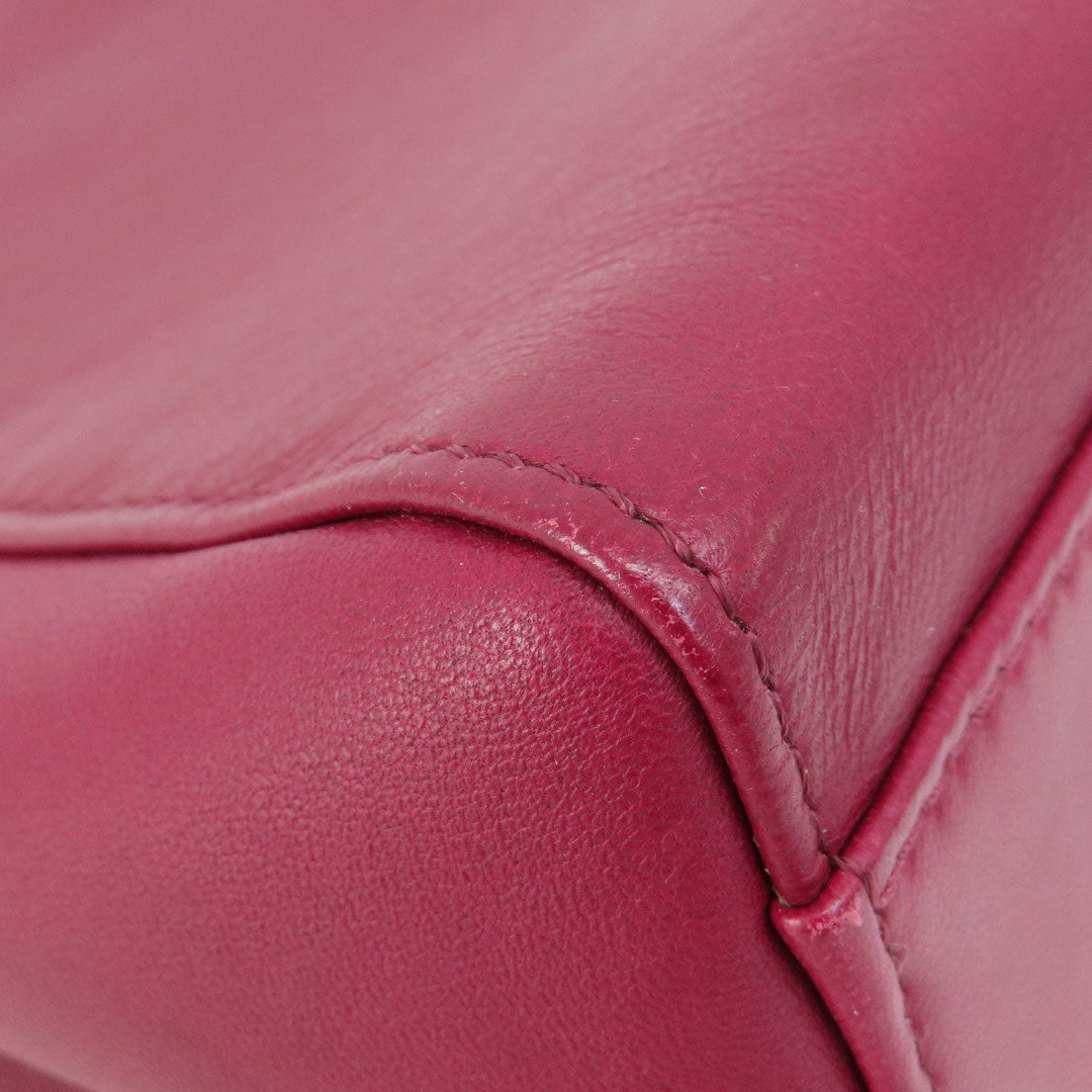 FENDI Handbag Calfskin purple Peek-a-boo mini