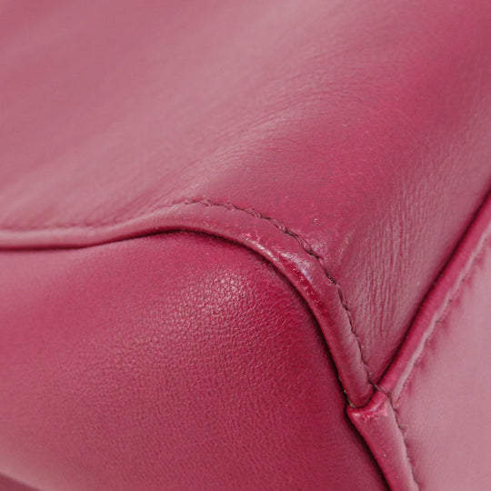 FENDI Handbag Calfskin purple Peek-a-boo mini