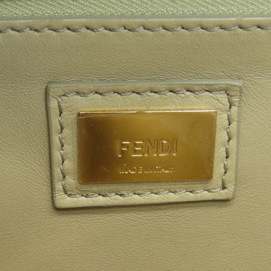 FENDI Handbag Calfskin purple Peek-a-boo mini