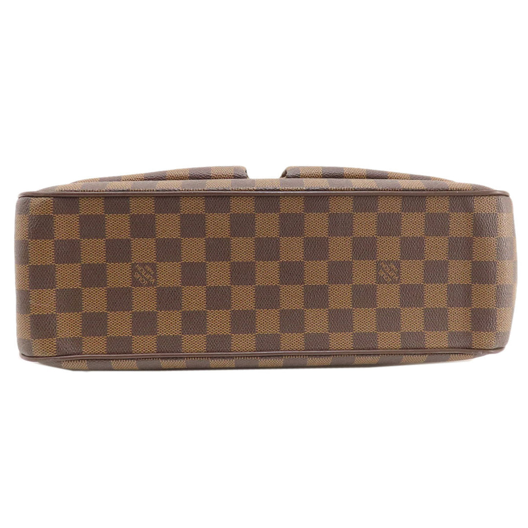 LOUIS VUITTON Tote Bag N51128 Damier canvas Brown Uzes Damier Ebene Women Used Authentic