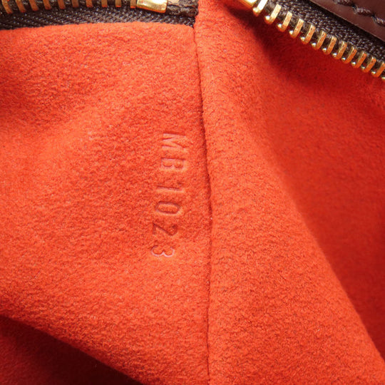 LOUIS VUITTON Tote Bag N51128 Damier canvas Brown Uzes Damier Ebene Women Used Authentic