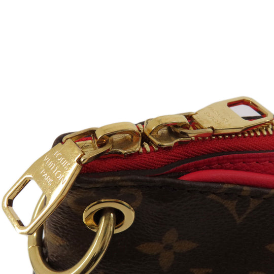 LOUIS VUITTON Tote Bag M41175 Monogram canvas Brown Pallas Monog Lamb