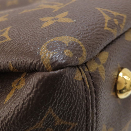 LOUIS VUITTON Tote Bag M41175 Monogram canvas Brown Pallas Monog Lamb