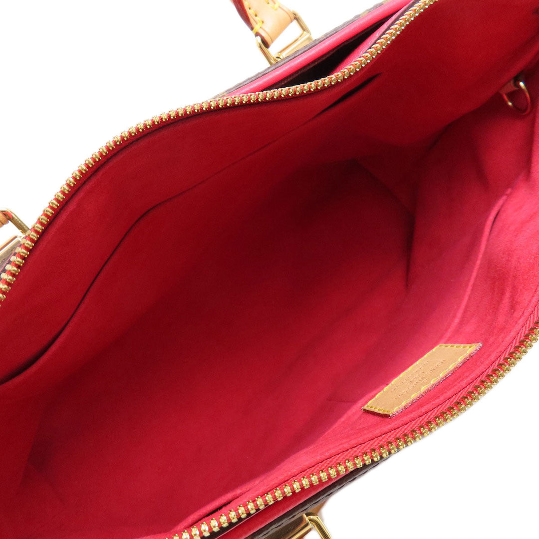 LOUIS VUITTON Tote Bag M41175 Monogram canvas Brown Pallas Monog Lamb