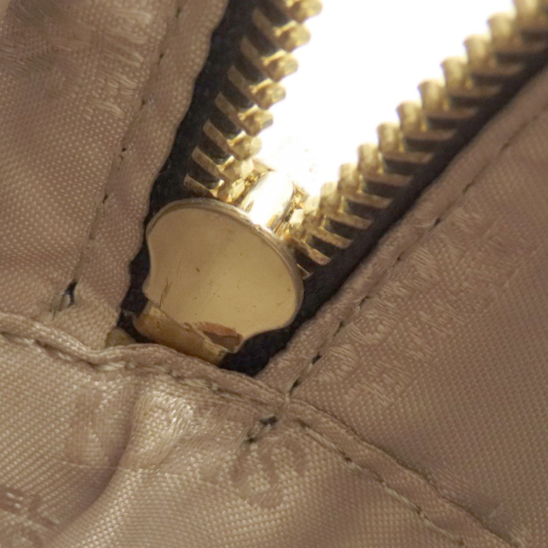 MICHAEL KORS Handbag leather Navy 2WAY Women Used Authentic