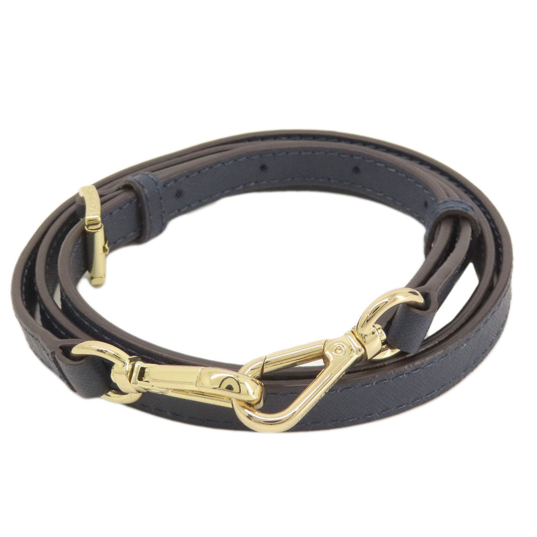 MICHAEL KORS Handbag leather Navy 2WAY Women Used Authentic