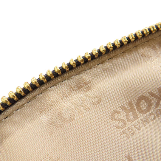 MICHAEL KORS Handbag leather Navy 2WAY Women Used Authentic