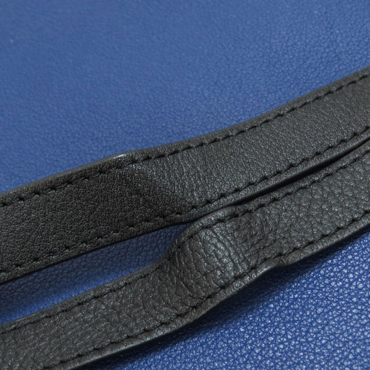 LOEWE Shoulder Bag leather blue one belt anagram