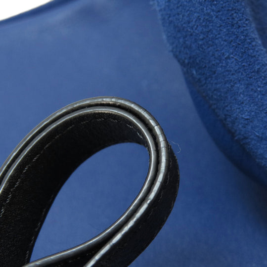 LOEWE Shoulder Bag leather blue one belt anagram