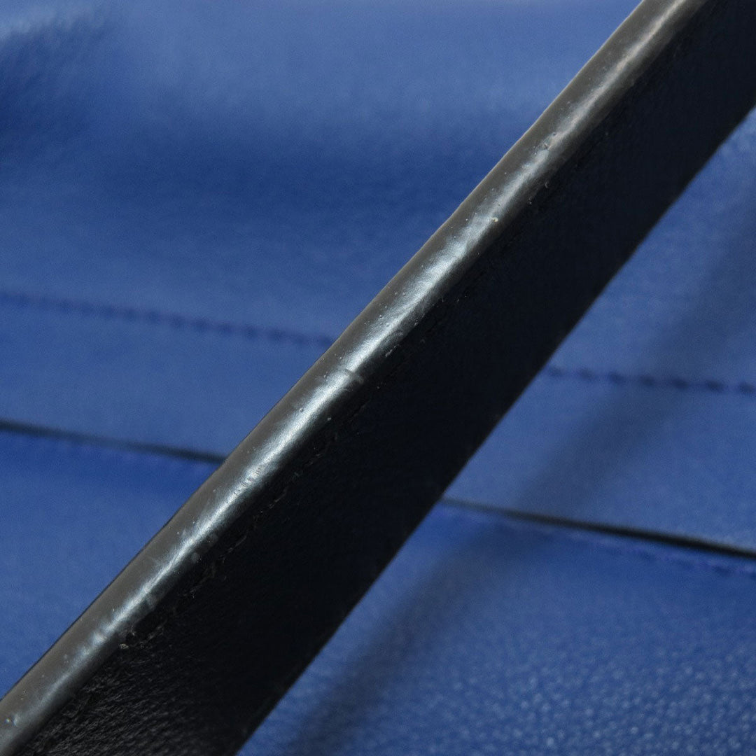 LOEWE Shoulder Bag leather blue one belt anagram