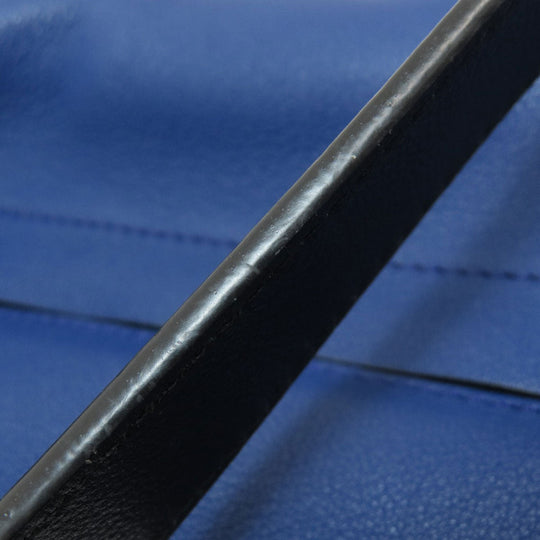LOEWE Shoulder Bag leather blue one belt anagram