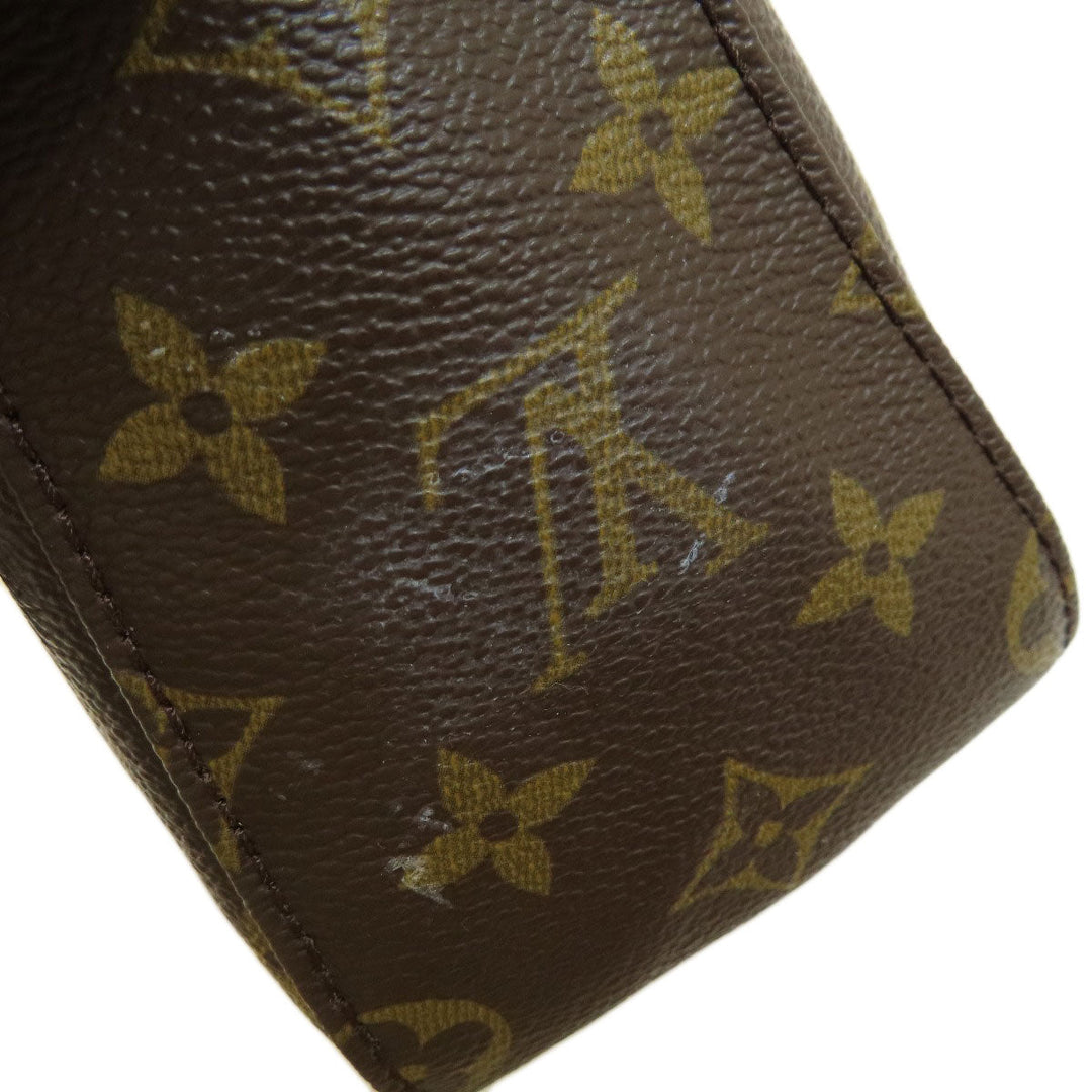 LOUIS VUITTON Handbag M5147 Monogram canvas Brown Mini Looping Monogram Women Used Authentic