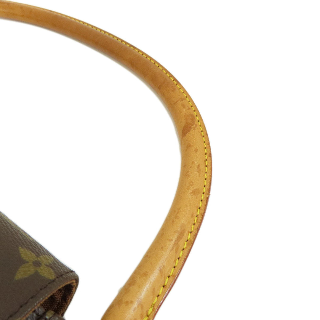 LOUIS VUITTON Handbag M5147 Monogram canvas Brown Mini Looping Monogram Women Used Authentic