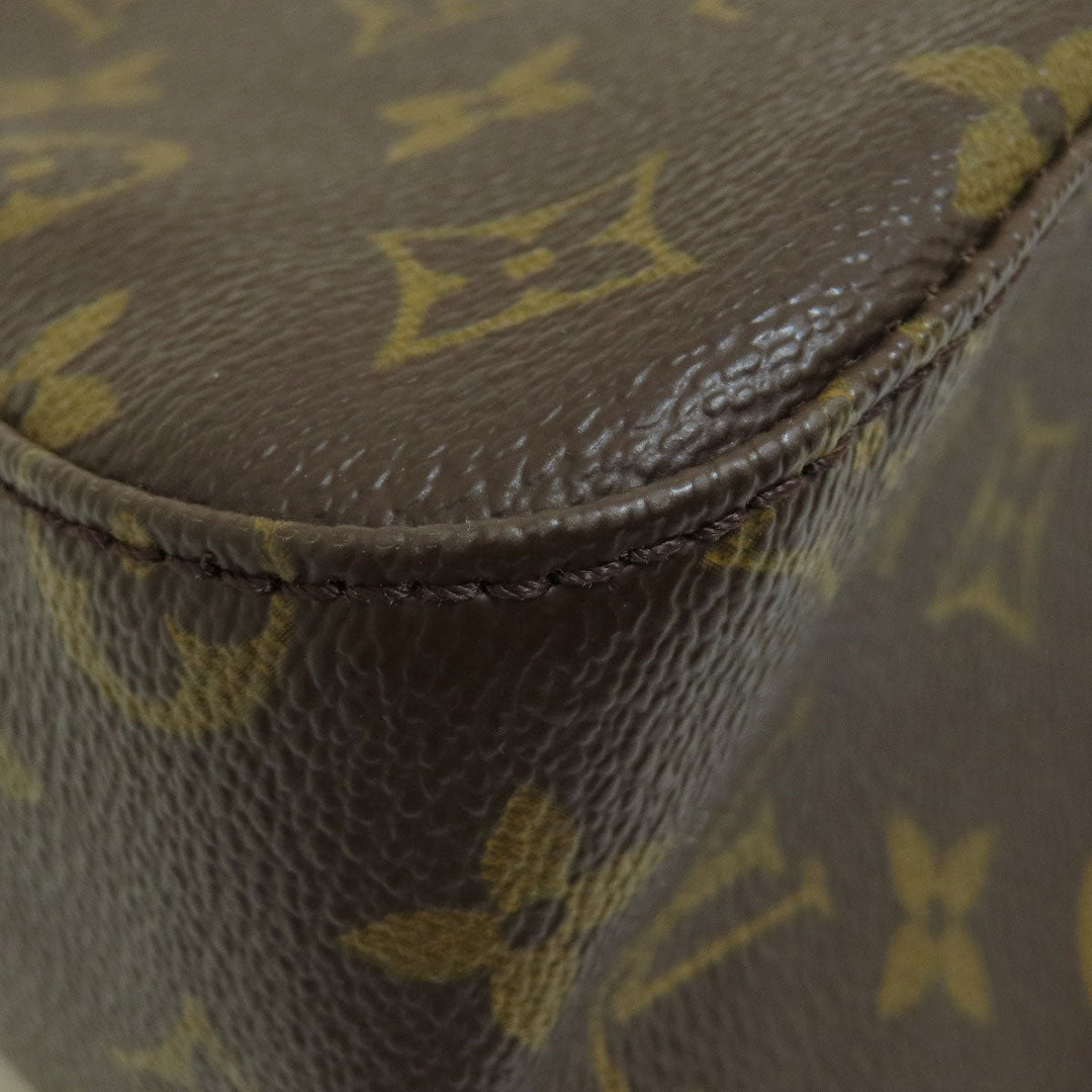 LOUIS VUITTON Handbag M5147 Monogram canvas Brown Mini Looping Monogram Women Used Authentic