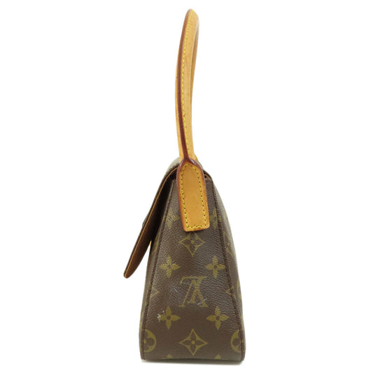 LOUIS VUITTON Handbag M5147 Monogram canvas Brown Mini Looping Monogram Women Used Authentic