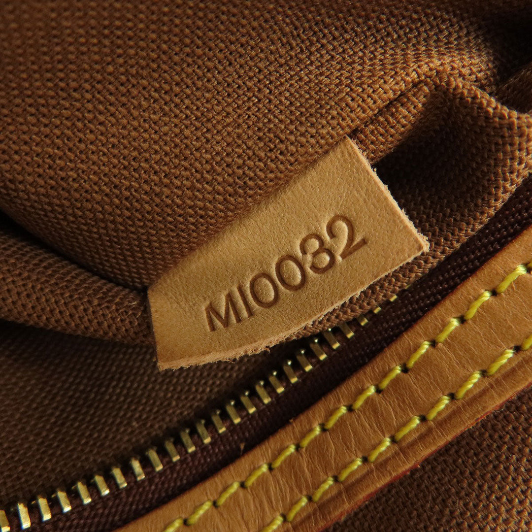 LOUIS VUITTON Handbag M5147 Monogram canvas Brown Mini Looping Monogram Women Used Authentic