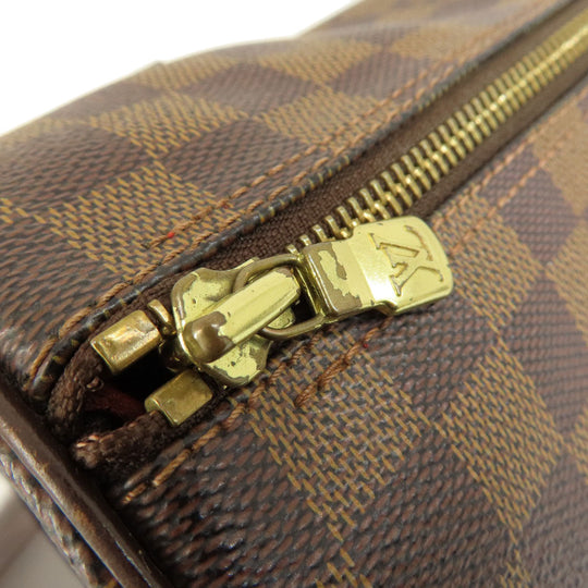 LOUIS VUITTON Handbag N51304 Damier canvas Brown Papillon PM Damier Ebene Women Used Authentic