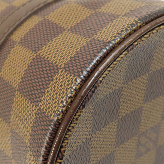 LOUIS VUITTON Handbag N51304 Damier canvas Brown Papillon PM Damier Ebene Women Used Authentic