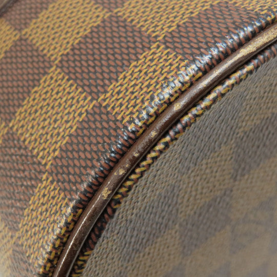 LOUIS VUITTON Handbag N51304 Damier canvas Brown Papillon PM Damier Ebene Women Used Authentic