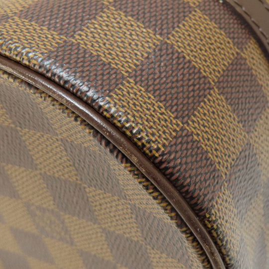 LOUIS VUITTON Handbag N51304 Damier canvas Brown Papillon PM Damier Ebene Women Used Authentic