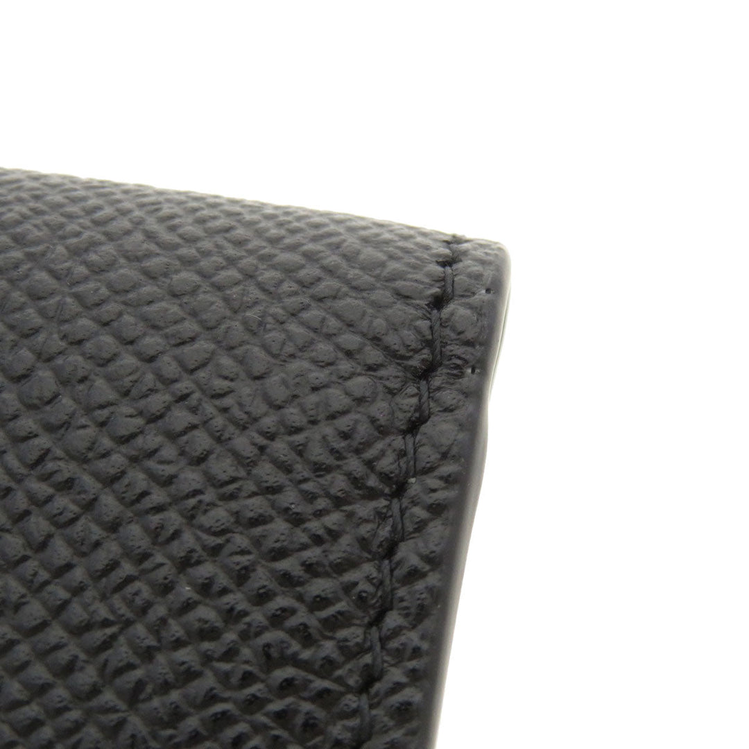 Christian Dior Bifold Wallet Calfskin black saddle