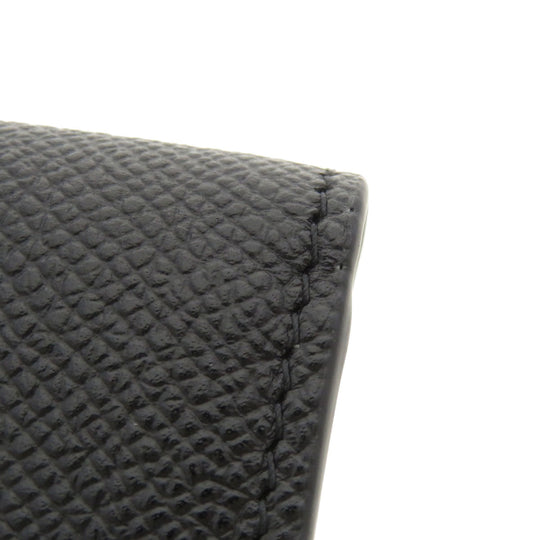 Christian Dior Bifold Wallet Calfskin black saddle