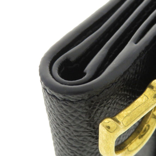 Christian Dior Bifold Wallet Calfskin black saddle