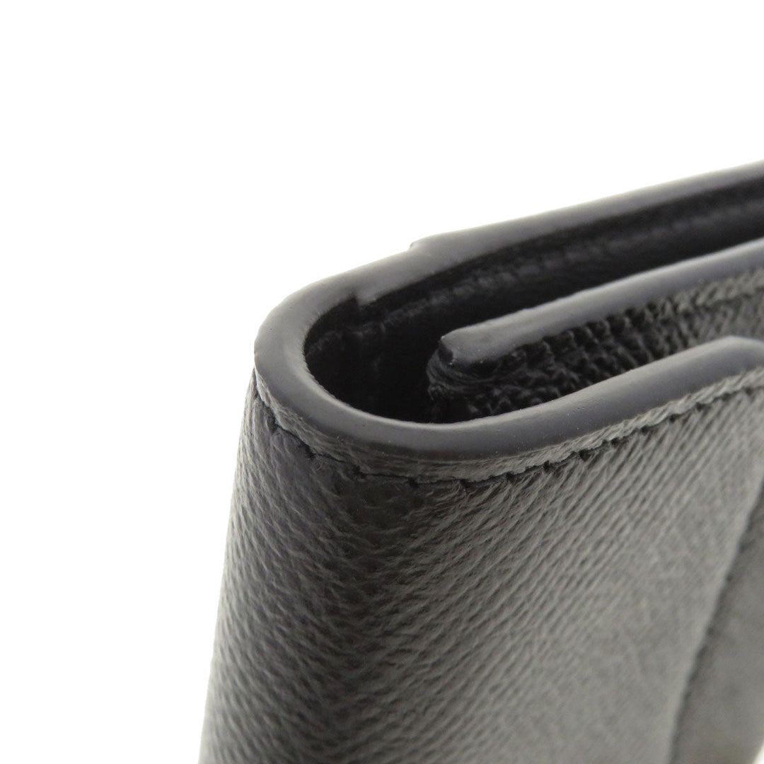Christian Dior Bifold Wallet Calfskin black saddle