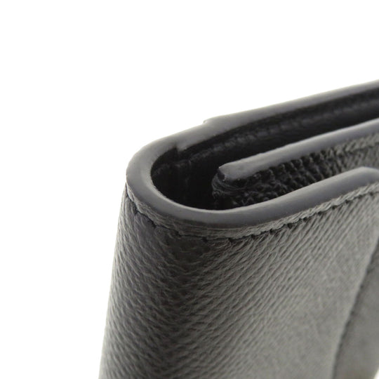 Christian Dior Bifold Wallet Calfskin black saddle