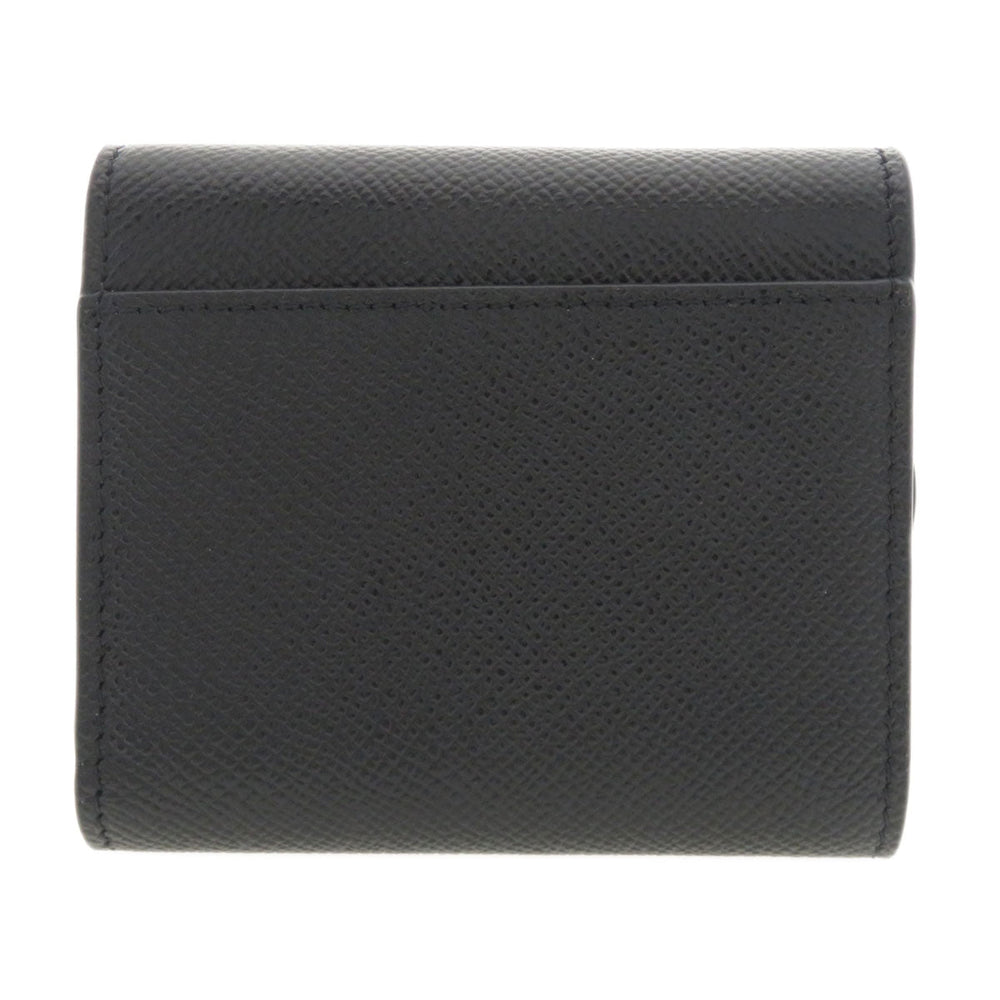 Christian Dior Bifold Wallet Calfskin black saddle