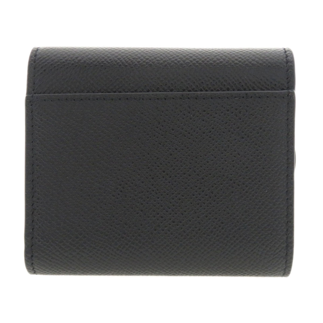 Christian Dior Bifold Wallet Calfskin black saddle