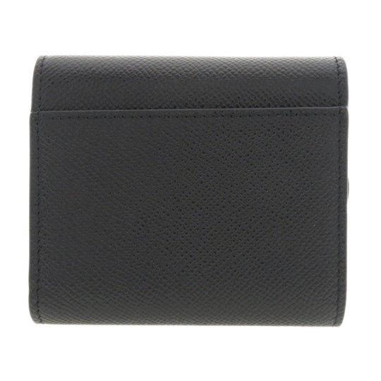 Christian Dior Bifold Wallet Calfskin black saddle