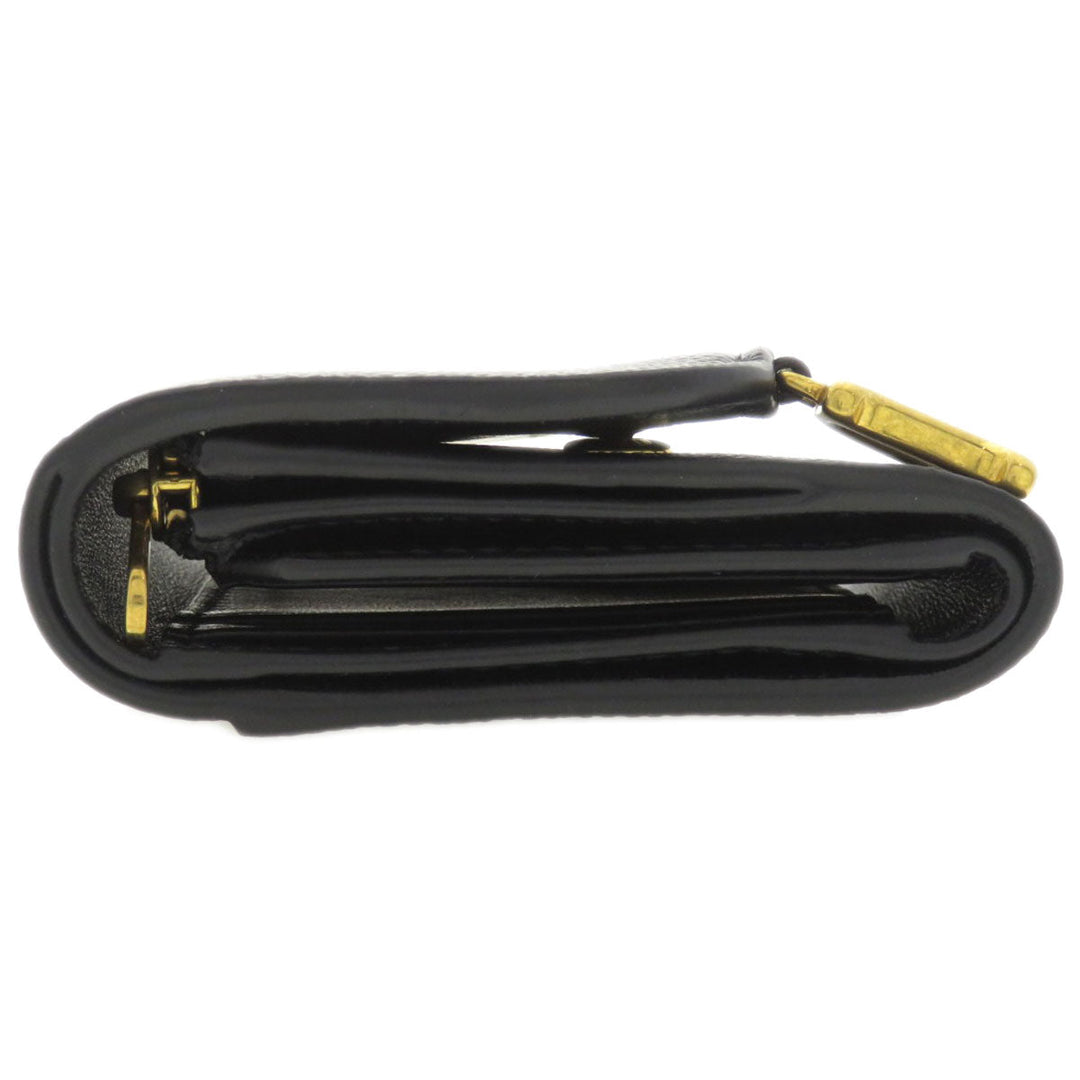 Christian Dior Bifold Wallet Calfskin black saddle