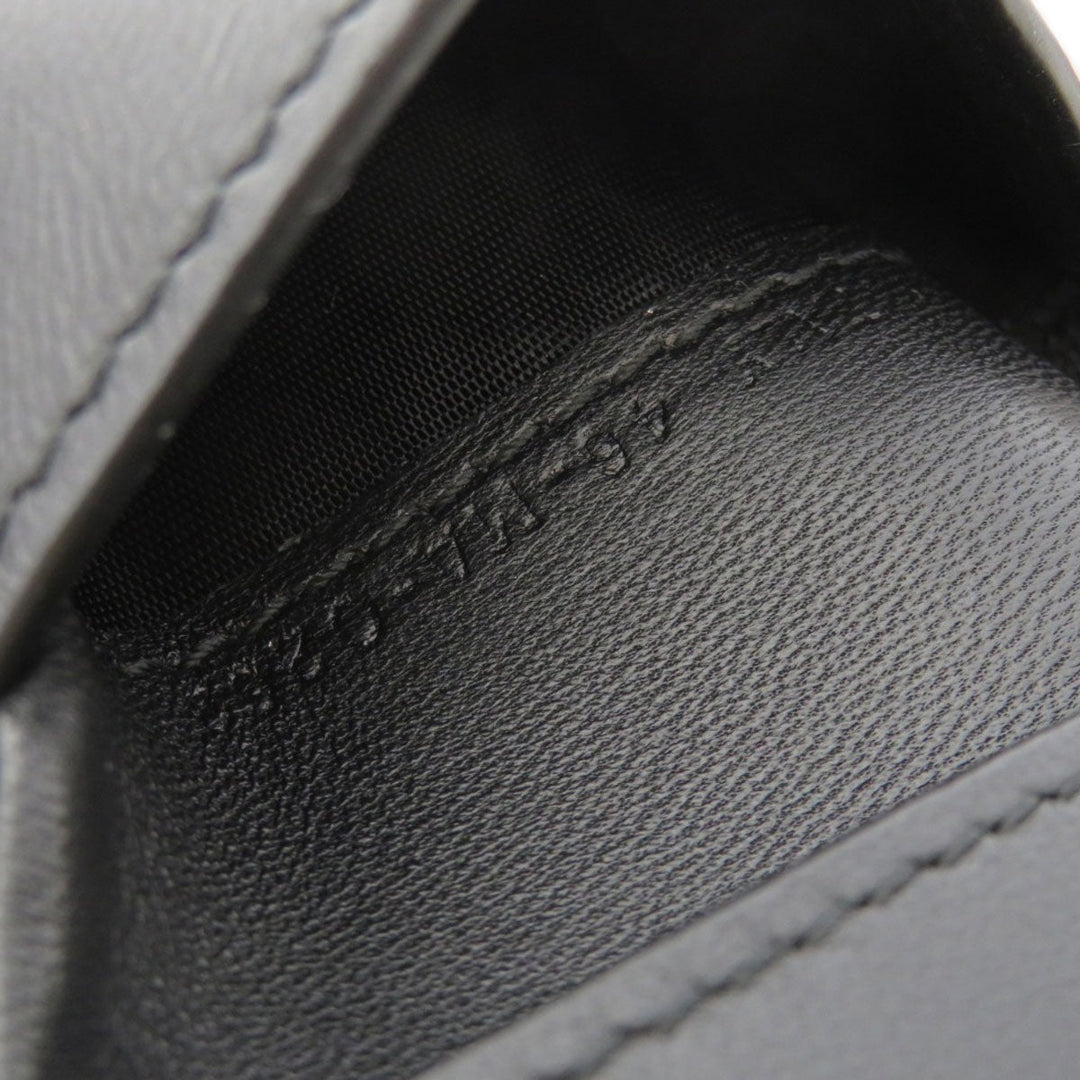 Christian Dior Bifold Wallet Calfskin black saddle